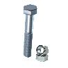 TORNILLO EXAGONAL 931-934 ZINC 20X 70 (CAJA 0.25 UNIDADES)