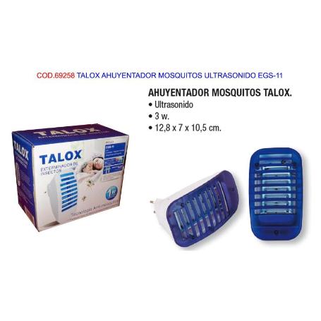 TALOX AHUYENTADOR MOSQUITOS ULTRASONIDO EGS-11