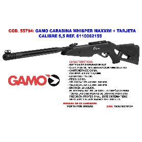 GAMO CARABINA WHISPER MAXXIM GRAN PODER CALIBRE 5,5 6110062155