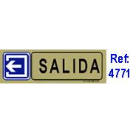 PLACA ADH. SALIDA    PVC 53X165MM 4771 BL FINSTOCK