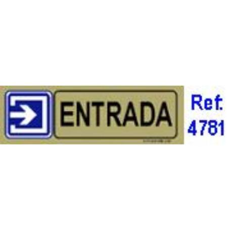 PLACA ADH.ENTRADA   PVC 53X165MM 4781 BL FINSTOCK