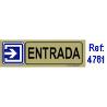 PLACA ADH.ENTRADA   PVC 53X165MM 4781 BL FINSTOCK