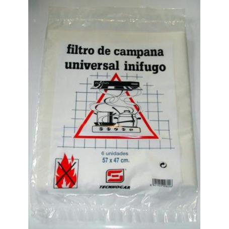 FILTRO CAMPANA PAPEL 57 X 47 CMS 6 UDS REF. 00800