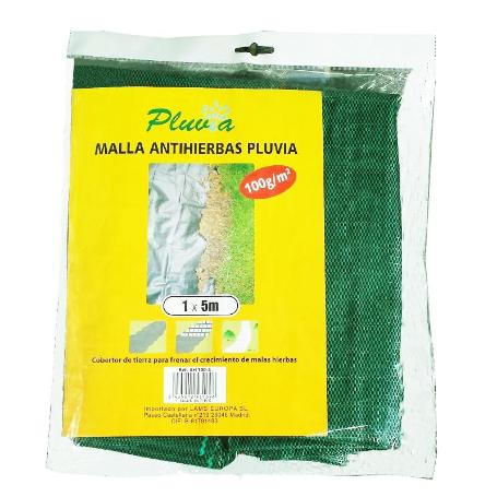 PLUVIA MALLA CUBRE SUELO ANTIHIERBA 100 GRS 1,00 X    5 MT MANTO