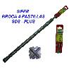 SIFER BROCA 4 PASTILLAS SDS-PLUS 16X450