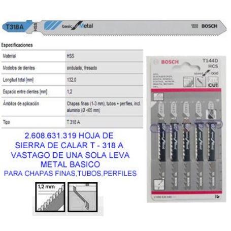 T 318 A: BASIC METAL: 3UDS