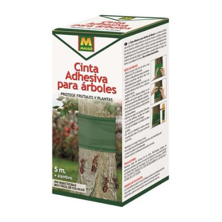 MASSO GARDEN CINTA ADHESIVA PARA ARBOLES 5MTX14CM+ALAMBRE 231579