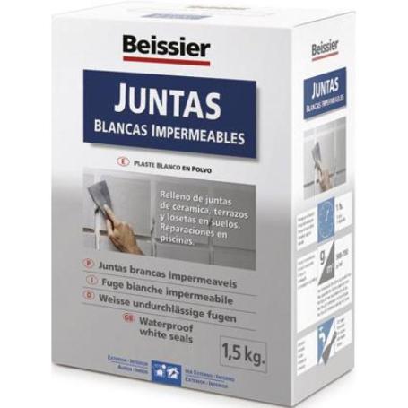 CEMENTO JUNTAS BLANCAS IMPERMEABLE 1,5KG