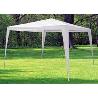 BAMBU PERGOLA FIJA 3,0X3,0X2,5 METROS BLANCA LP-030