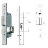 MCM CERRADURA EMBUTIR METALICA 1549-14 11 INOX CILIND.OVAL 26X26