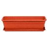 JARDINERA MACETERO RECTANGULAR PLASTIC COLOR TERRACOTA EVA 60CM