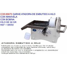 GARHE ATADORA DE EMBUTIDO A HILO CON MANIVELA+BOBINA 08550