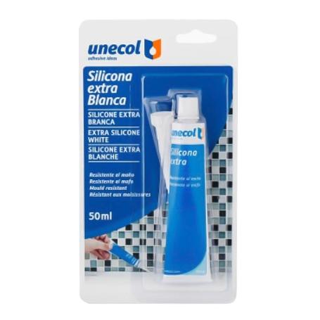 TUBO SILICONA BLANCA 50ML.  BLISTER