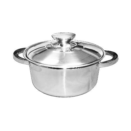 TALOX CACEROLA ACERO INOX 18-8 C-TAPA 18X  7 CM - 1,7 LT MOD 201