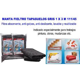 MANTA FIELTRO TAPASUELOS GRIS 1 X 3 M 111-45