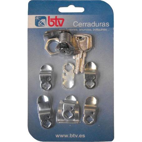 KIT CERRADURA NÂº1 CROMO 60001 BTV