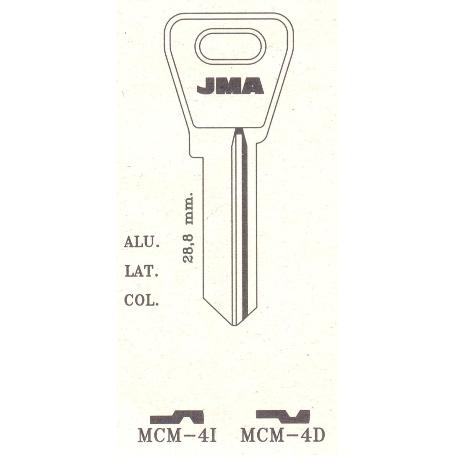 LLAVES JMA TIPO A MOD MCM- 4I (CAJA 50 UNIDADES)