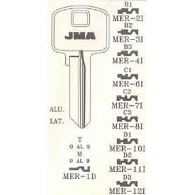 LLAVES JMA TIPO B MOD MER-1D (CAJA 50 UNIDADES)