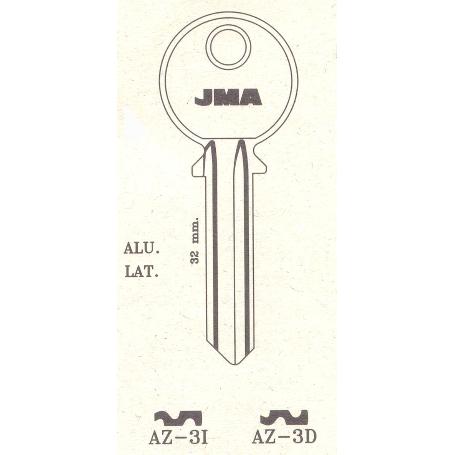 LLAVES JMA TIPO B MOD AZ-  3D (CAJA 50 UNIDADES)