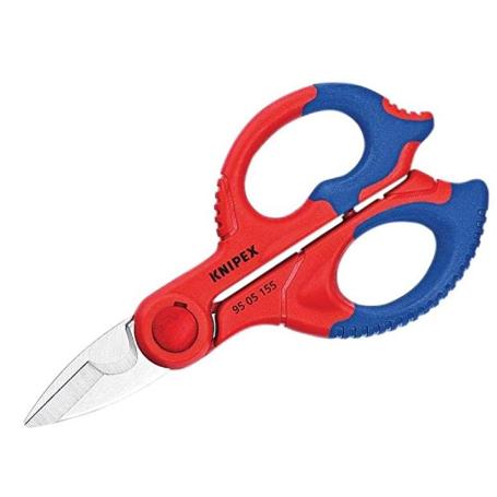 KNIPEX TIJERA ELECTRICISTA CORTE MICRODENTADO 155 MM 9505155SB