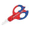 KNIPEX TIJERA ELECTRICISTA CORTE MICRODENTADO 155 MM 9505155SB