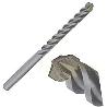 BROCA CILINDRICA METAL DURO 4 PUNTAS QUATRIUM FISCHER METRICA M-12