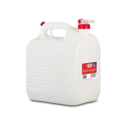 BIDON  LIQUIDOS 10L. CON GRIFO BLANCO