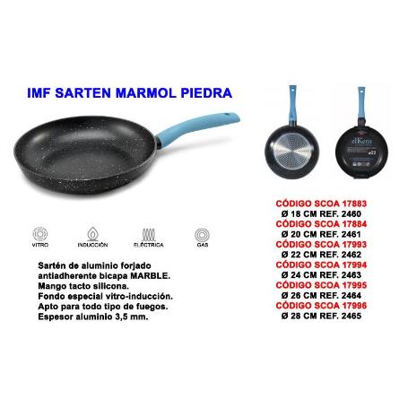 BAJA IMF SARTEN MARMOL PIEDRA 18 CM REF 2460