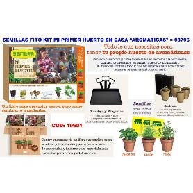 SEMILLAS FINSTOCK FITO KIT MI PRIMER HUERTO EN CASA AROMATICAS