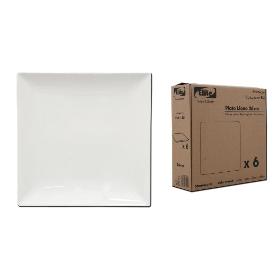 VAJILLA FINSTOCK ELITE CAJA 6 PLATO LLANO 26CM IVORI BRIL B25001