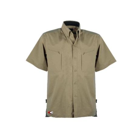 ROPA FINSTOCK CAMISA HAWAII BEIG M-CORTA T- XL V084