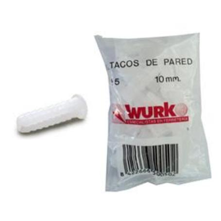 TACO PLASTICO BLANCO   8X27-1000 UND(40 BOLSAS DE 25 UND) 5003-S