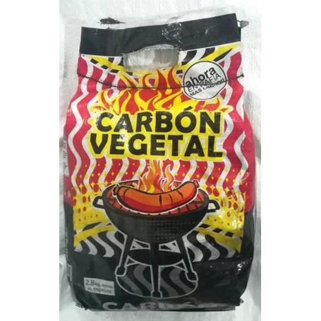 CARBON VEGETAL EN SACO DE RAFIA 2.8 KG - 15.5 L. REF 00003