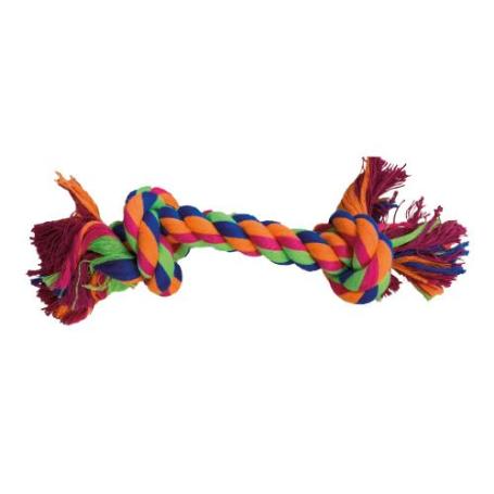 CROCI JUGUETE CUERDA 2 NUDOS S-18 CM 50GR C6AS0114