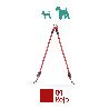 ARPPE ACOPLE DOS PERROS 48 CM CORDON 0.9 CM RJ 4078010001