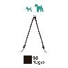 ARPPE ACOPLE DOS PERROS 48 CM CORDON 0.9 CM NG 4078010093