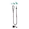 ARPPE CORREA NYLON 120 CMREDONDO 9 MM NEGRO 2252011093