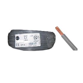 CABLE FINSTOCK ELECTRICO FLEXIBLE 4,0 MM DE 100 MT GRIS 52040,1