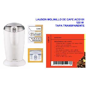 BAJA LAUSON MOLINILLO DE CAFE ACG101 120 W TAPA TRANSPARENTE