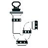 TECNO SIFON EXT.CURV.FREG. C-V 1-1-2 (T30) 50057