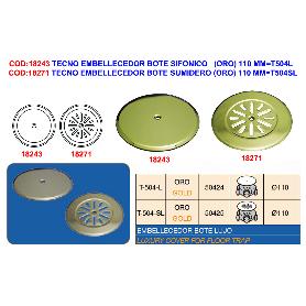 TECNO EMBELLECEDOR BOTE SIFONICO (ORO) 110 MM T504L 50424