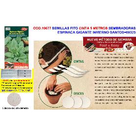 SEMILLAS FITO CINTA 5 MT.SEMBRAR ESPINACA GIGANTE INVIER.S 09325