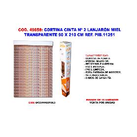 BAJA CORTINA Nº 2 LANJARON MIEL 90 X 210 CM PIB.11251