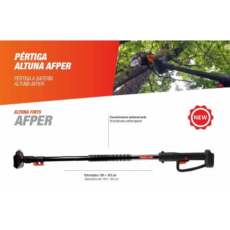 ALTUNA PERTIGA TELESCOPICA HASTA 180CM PARA MOTOSIER AF150 AFPER