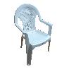 SILLA MONOBLOC BRAZOS RESPALDO ALTO REJILLA BLANCA 76194D
