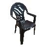 SILLA MONOBLOC BRAZOS RESPALDO ALTO REJILLA MARRON 76195D