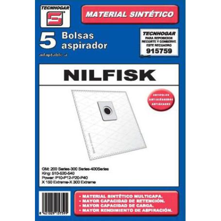 BAJA BOLSA ASPIRADOR PACK 5 UDS. NILFISK 915759