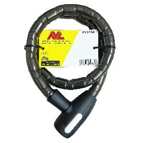AVL CANDADO CABLE DE CUBIERTA 22X100 CM CON LLAVE SERRETA PY5122