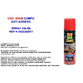 BAJA COMPO  ANTI-AVISPAS SPRAY 250 ML 1650302011