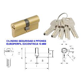BAJA MCM CILINDRO SEGURIDAD EUROPERF AS6-65 30X35 R-15 LATON